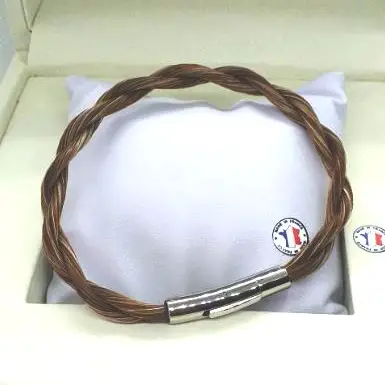 Twisted horse hair bracelet