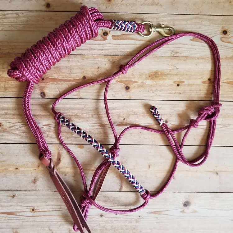 Burgundy braided saezh set