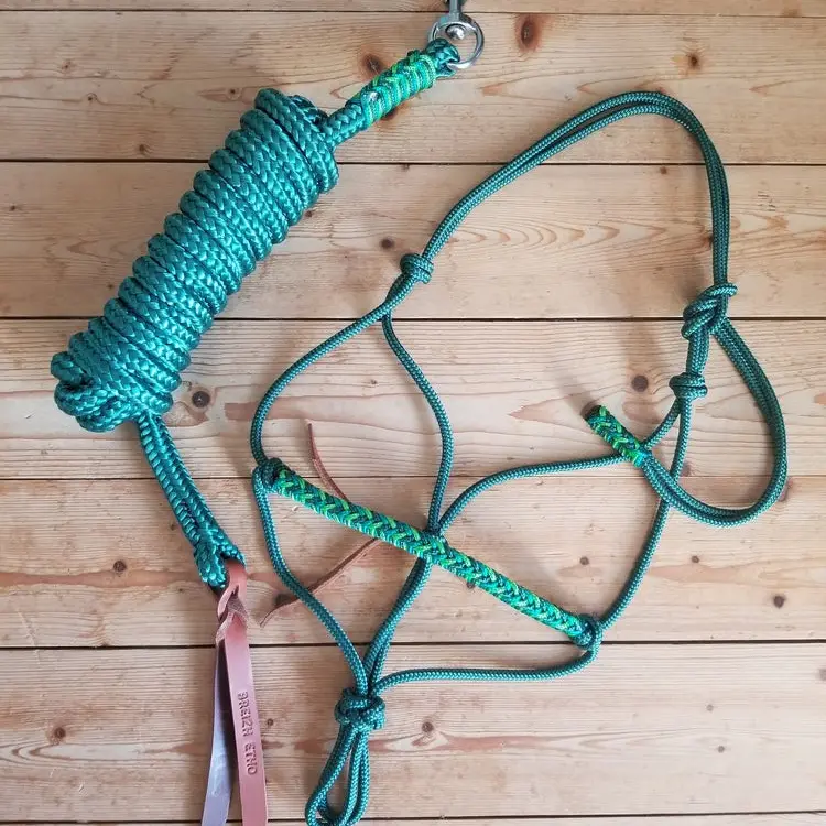 Dark green braided saezh set