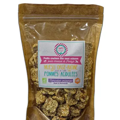 Linseed Apple tangy crackers