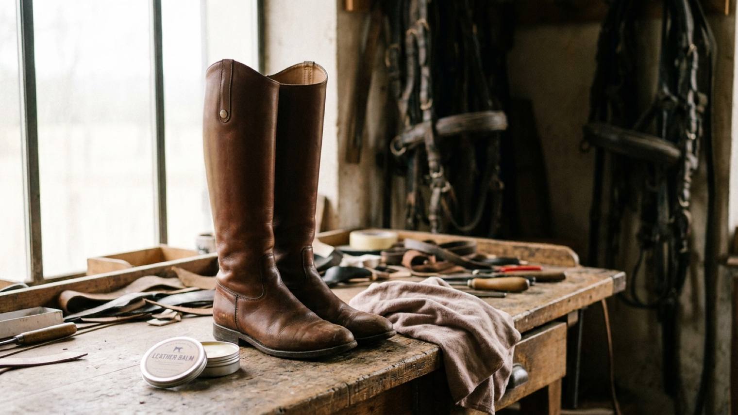 Entretenir ses bottes d’équitation en cuir : les gestes qui les font durer