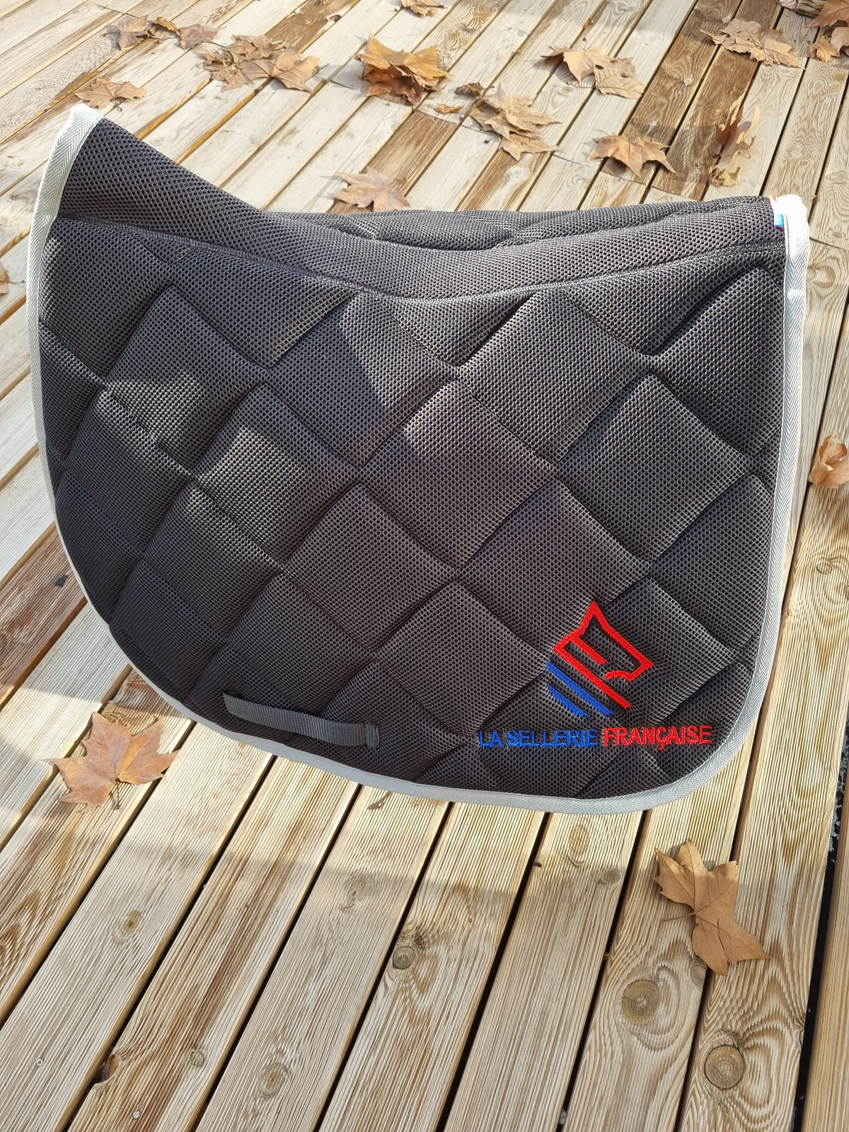 Ensemble De Coussinets De Selle Anglais Voile Mouche Cheval Filet