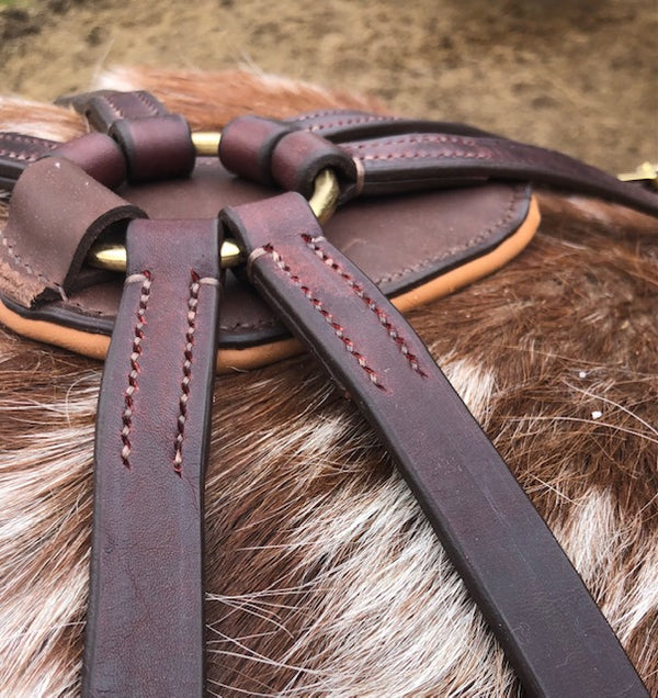 Western saddle breeching strap without crupper