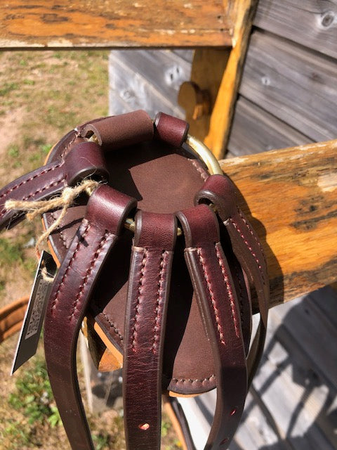 Western saddle breeching strap without crupper
