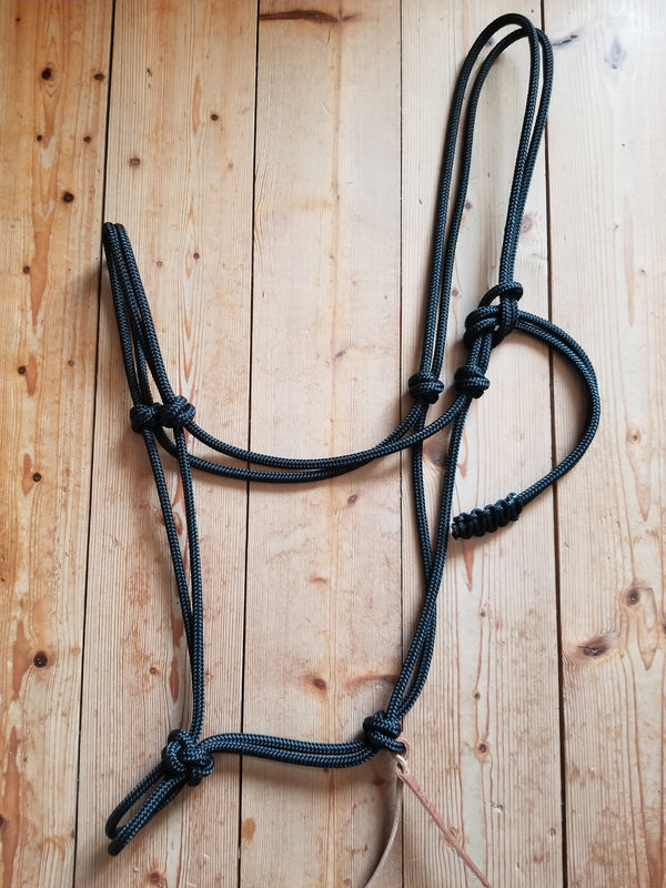 Natural horsemanship rope halter