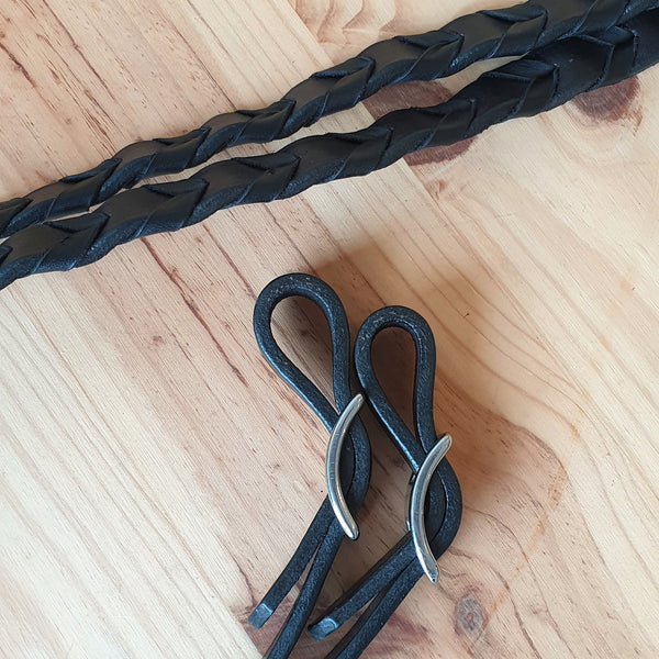 Hand-made braided reins