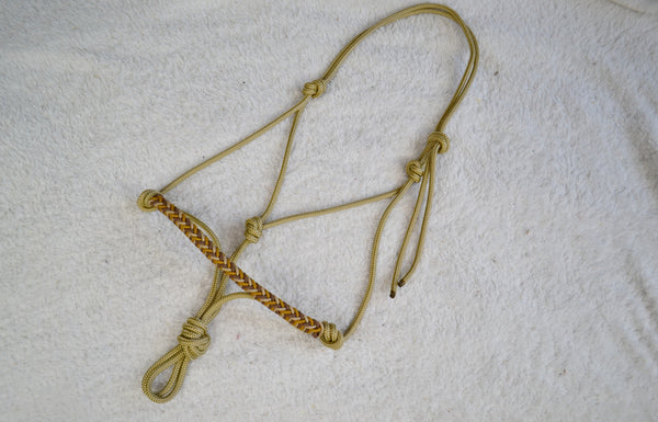 Quartz natural horsemanship braided halter