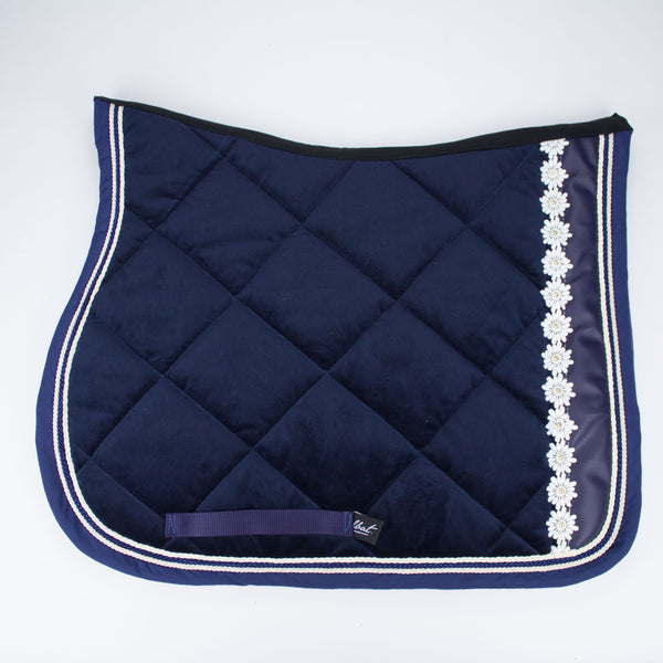 Aballo navy blue saddle pad