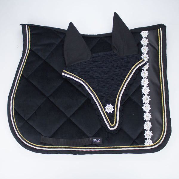 Aballo black saddle pad